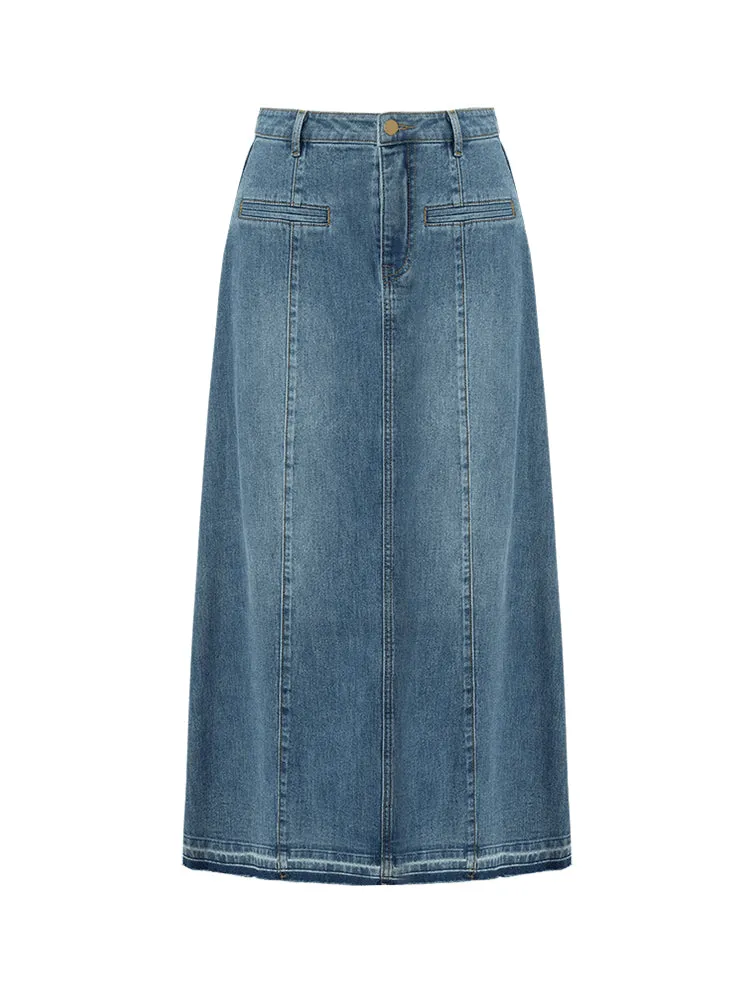 A-Line Denim Women Skirt