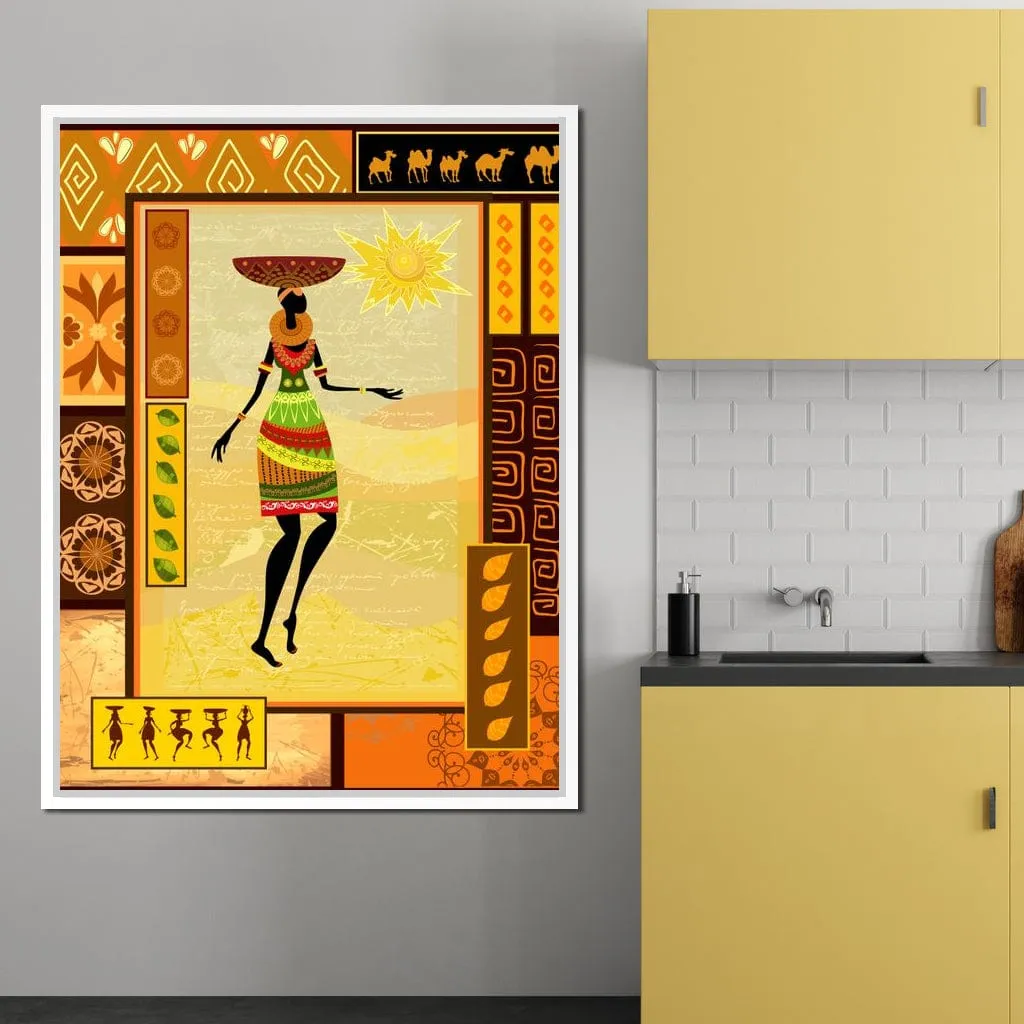 African Art Canvas