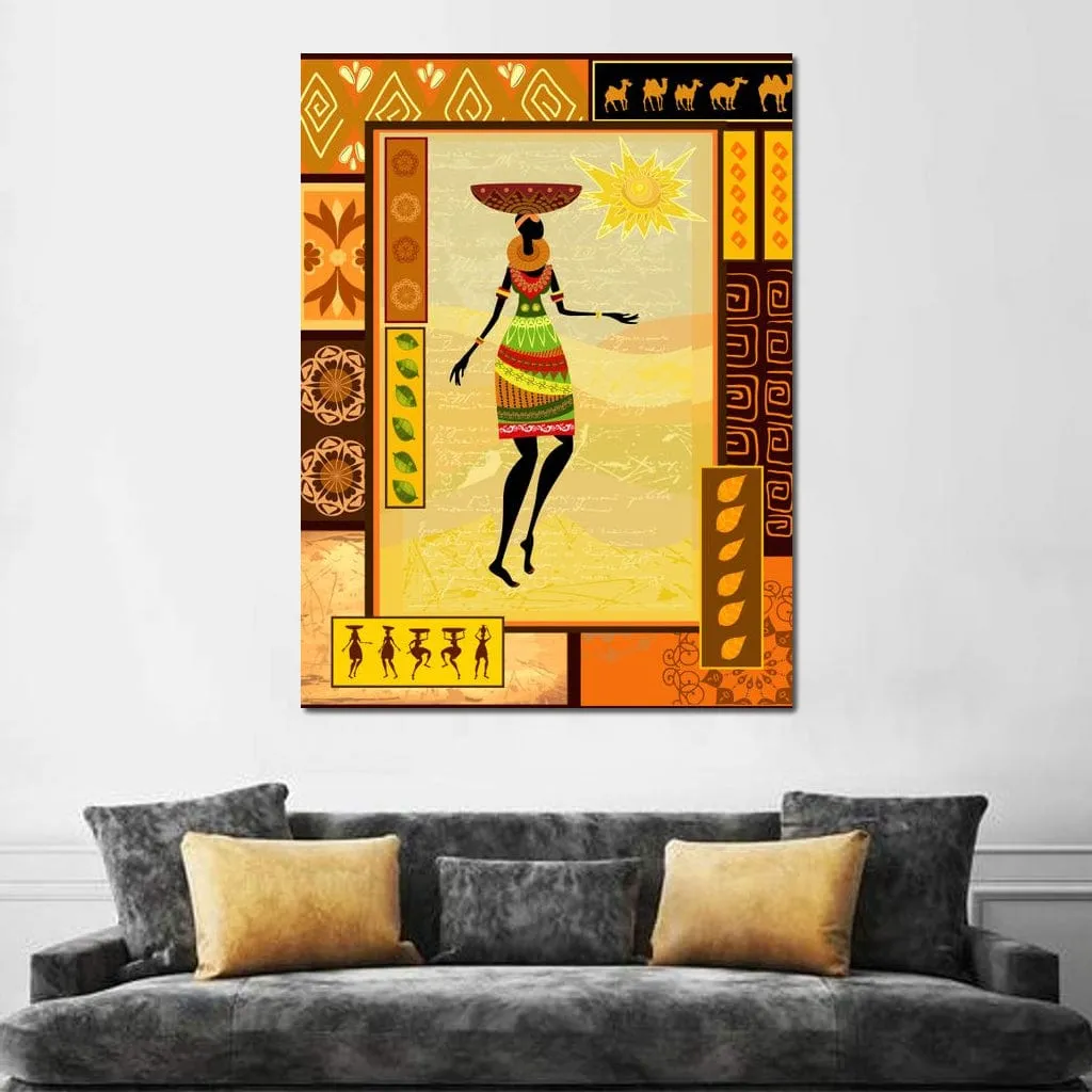 African Art Canvas