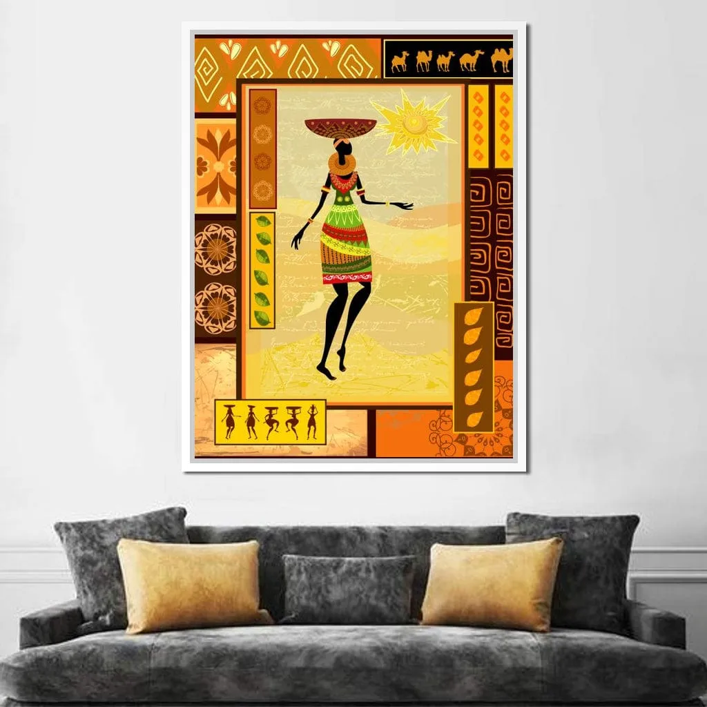 African Art Canvas