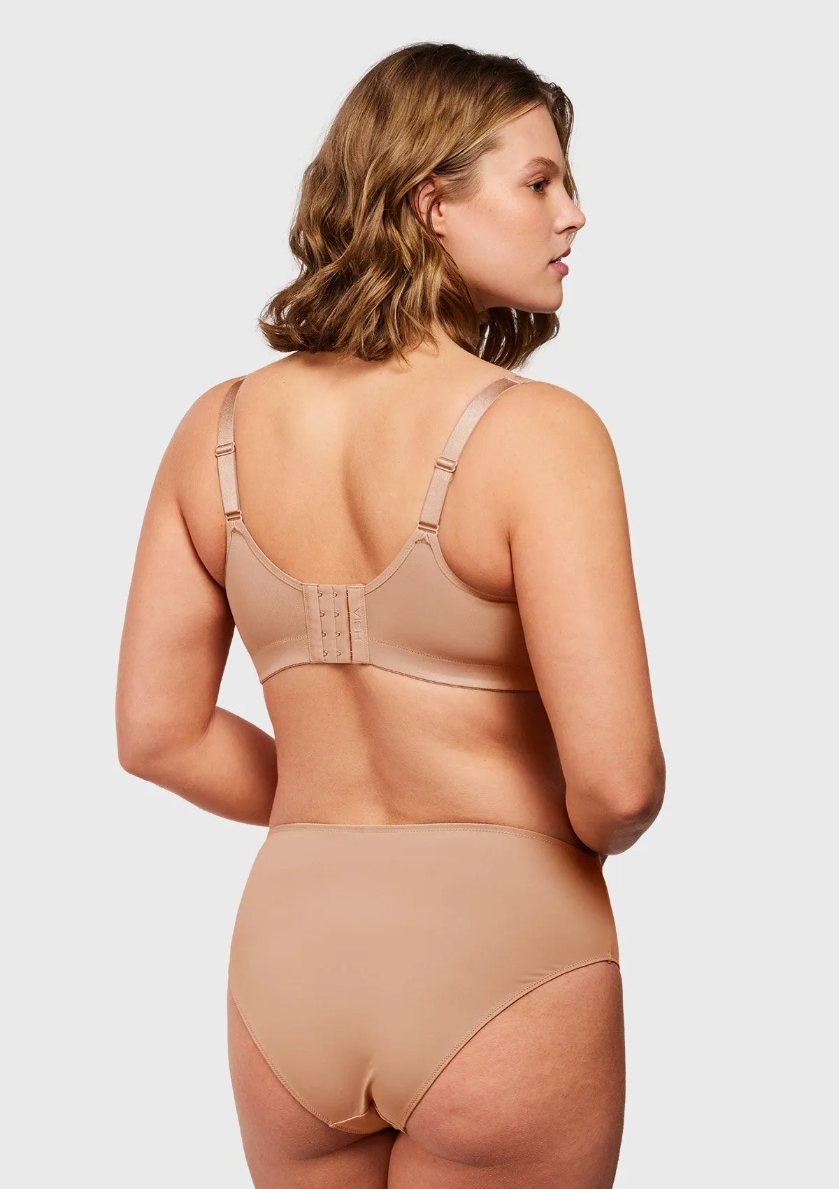 AiryComfort Full Coverage Unpadded WireFree Minimizer Bra