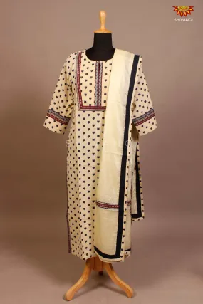 Ajrak Block Print Kurti For Women - AS1604