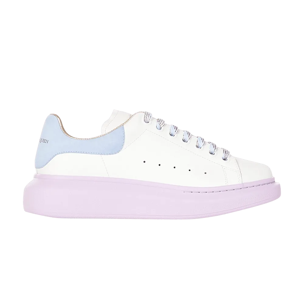 Alexander McQueen Wmns Oversized Sneaker 'White Blue Lilac'