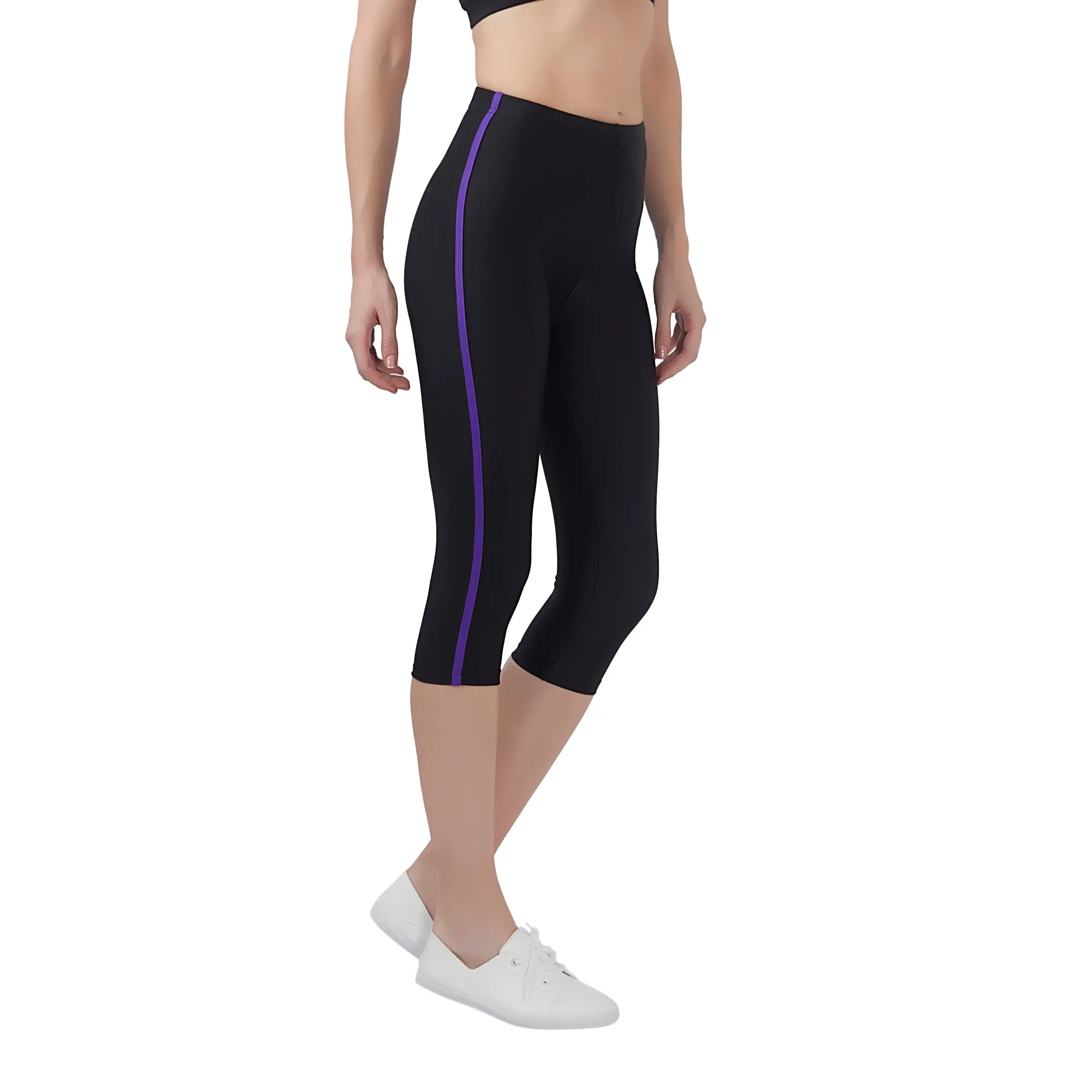 Align Women 3/4TH LEGGING (Ideal for Running, Gym and Yoga) Anti Chafing