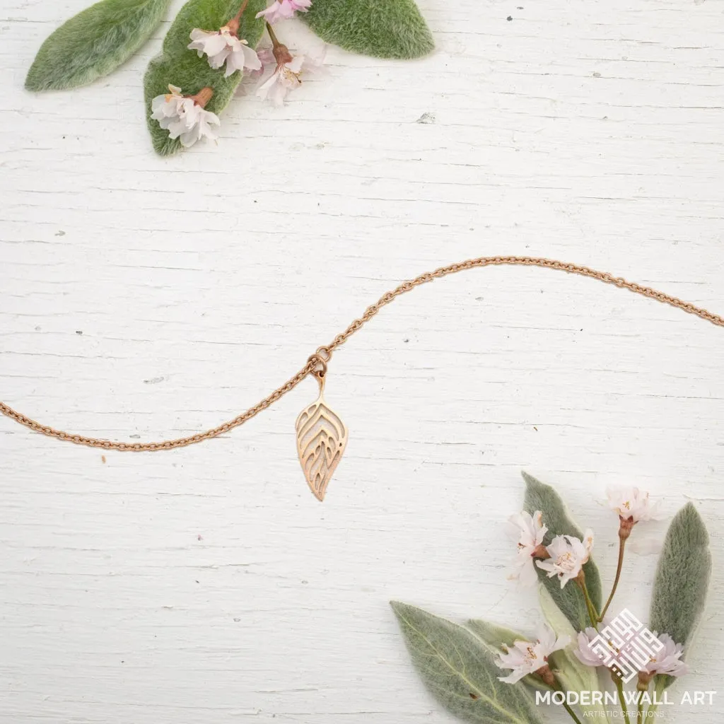 ALLAH LEAF NECKLACE | WOMEN