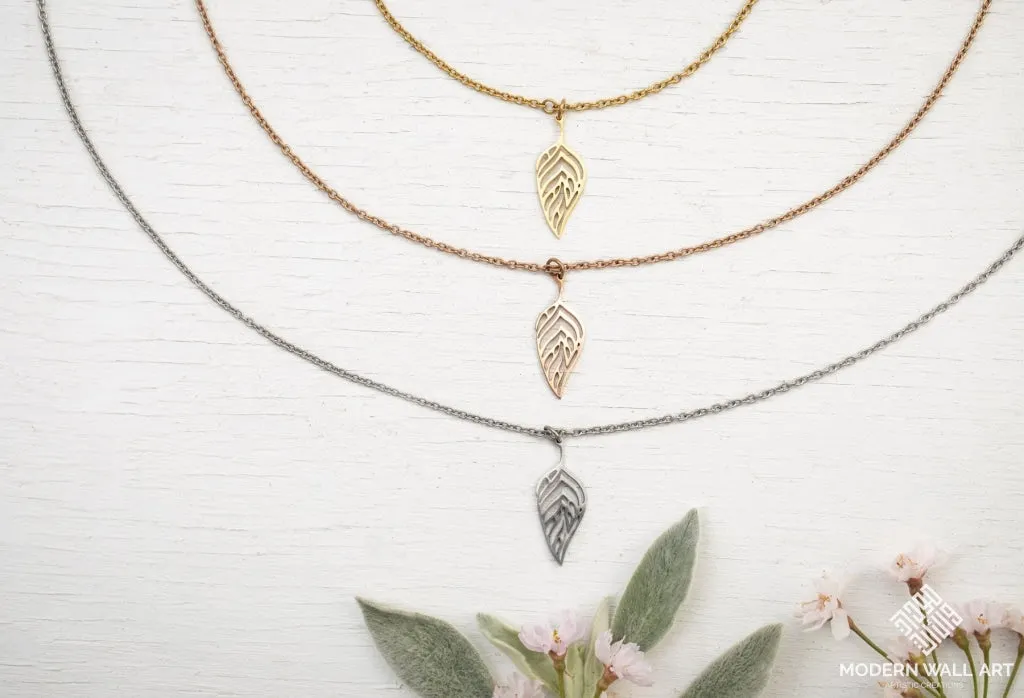 ALLAH LEAF NECKLACE | WOMEN