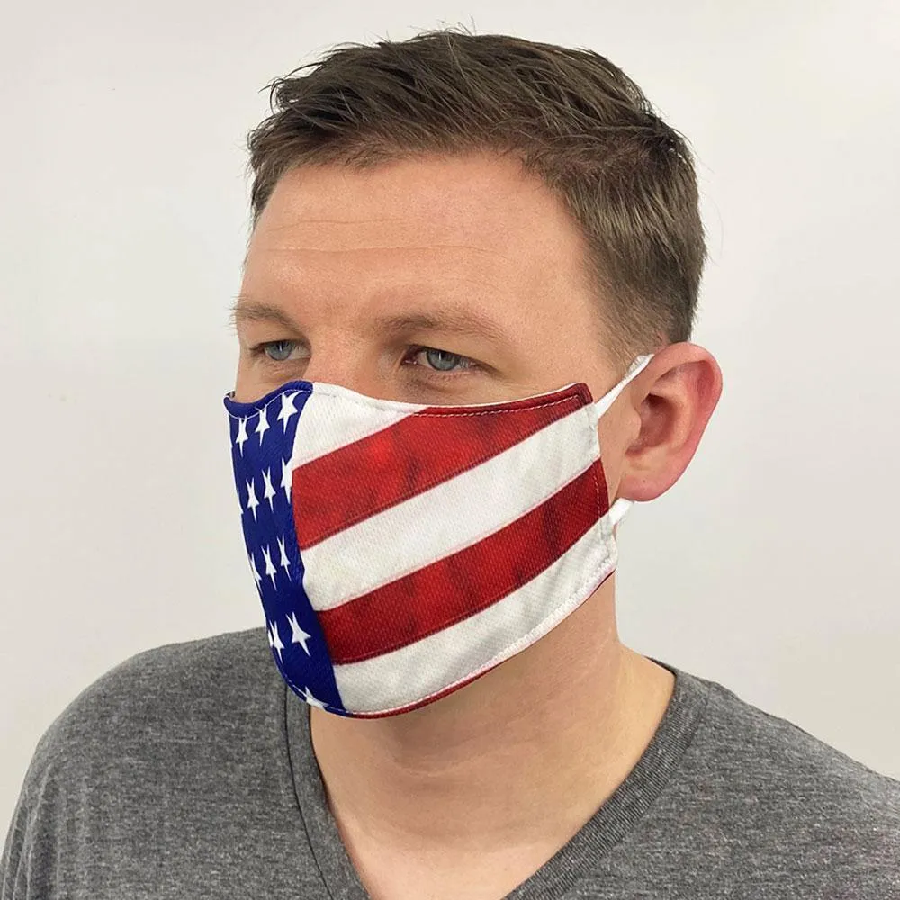 American Flag Face Cover