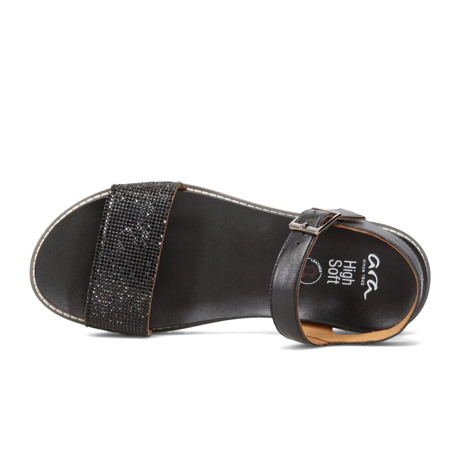 Ara Karine Backstrap Sandal (Women) - Black