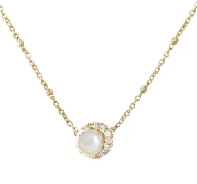 Baby Moon Pearl Necklace