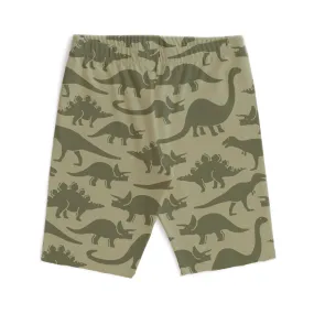 Bike Shorts - Dinosaurs Sage