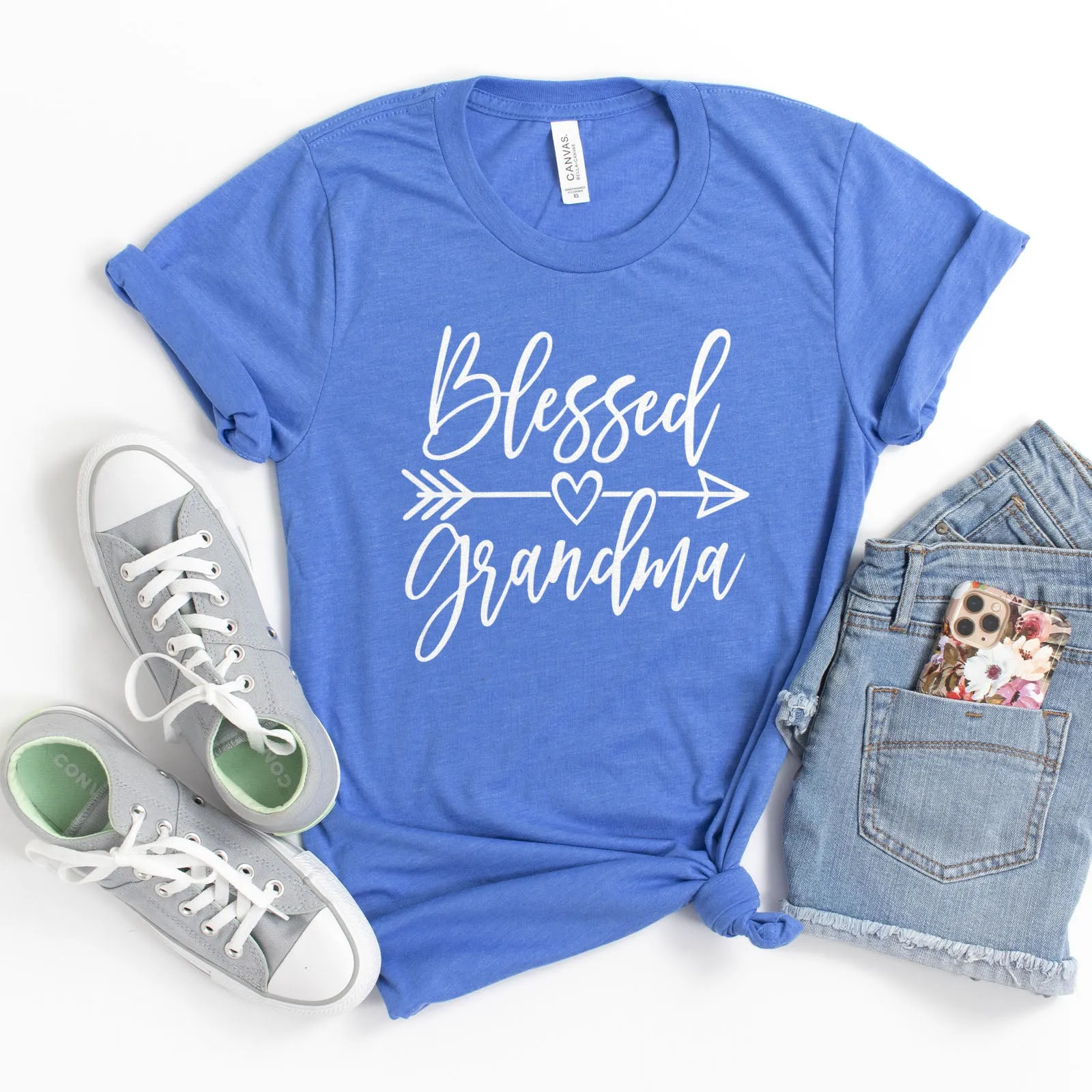 Blessed Grandma - Solid Arrow Tee