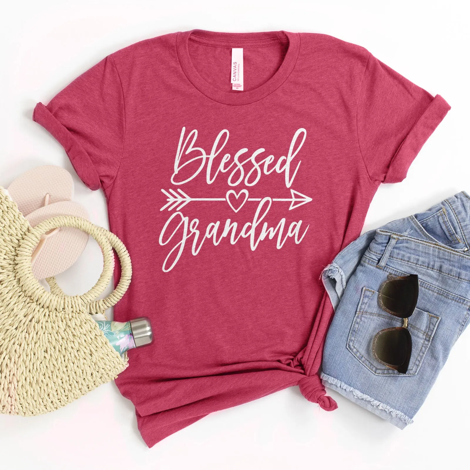 Blessed Grandma - Solid Arrow Tee