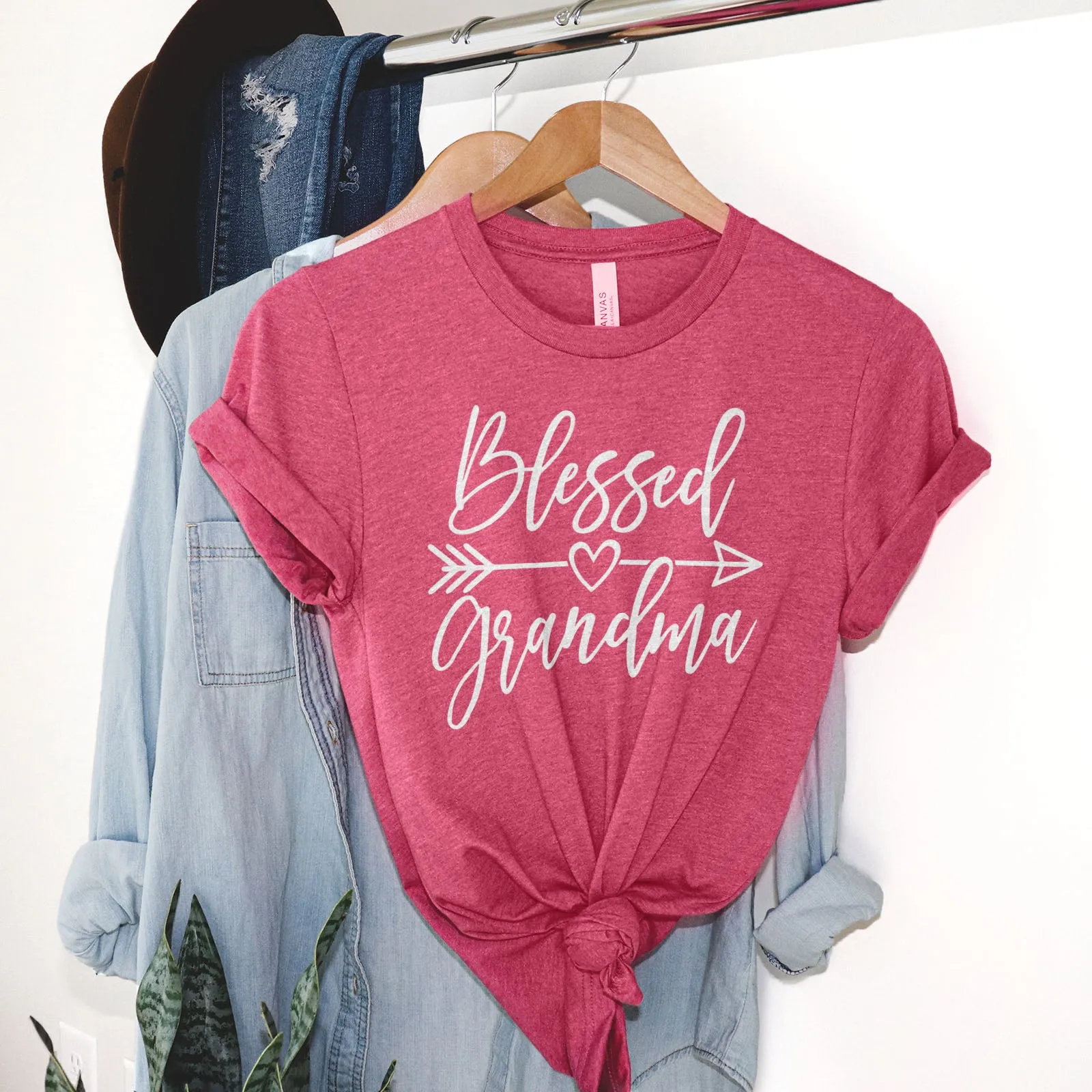 Blessed Grandma - Solid Arrow Tee