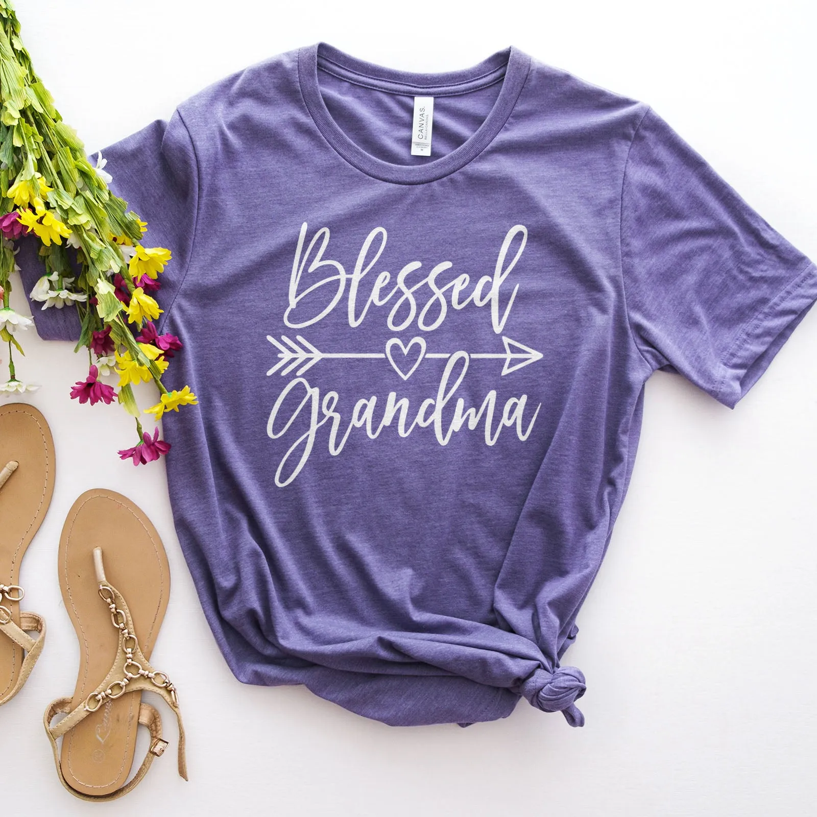 Blessed Grandma - Solid Arrow Tee