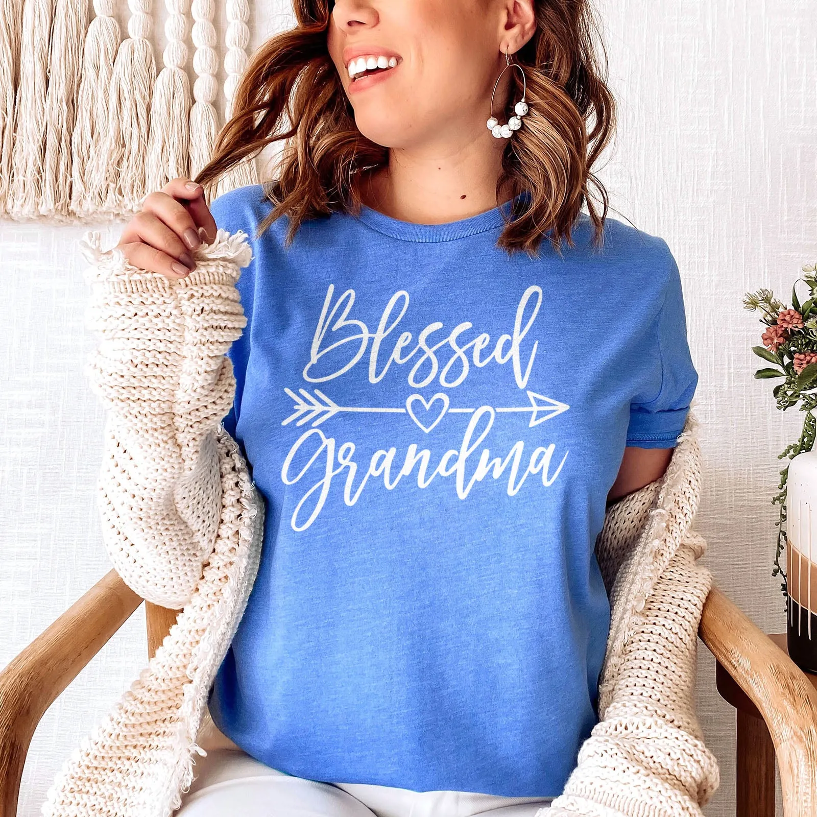 Blessed Grandma - Solid Arrow Tee