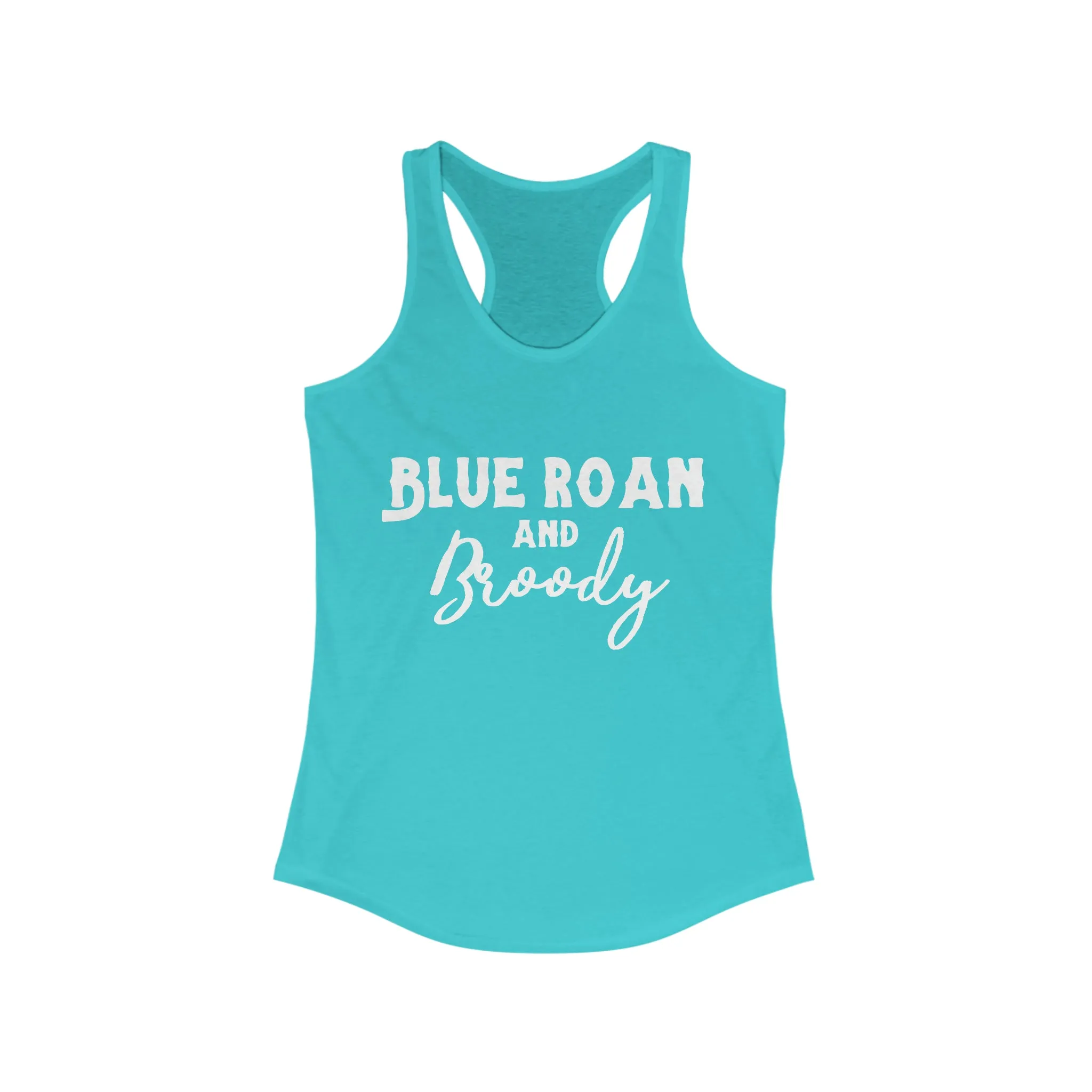 Blue Roan & Broody Racerback Tank