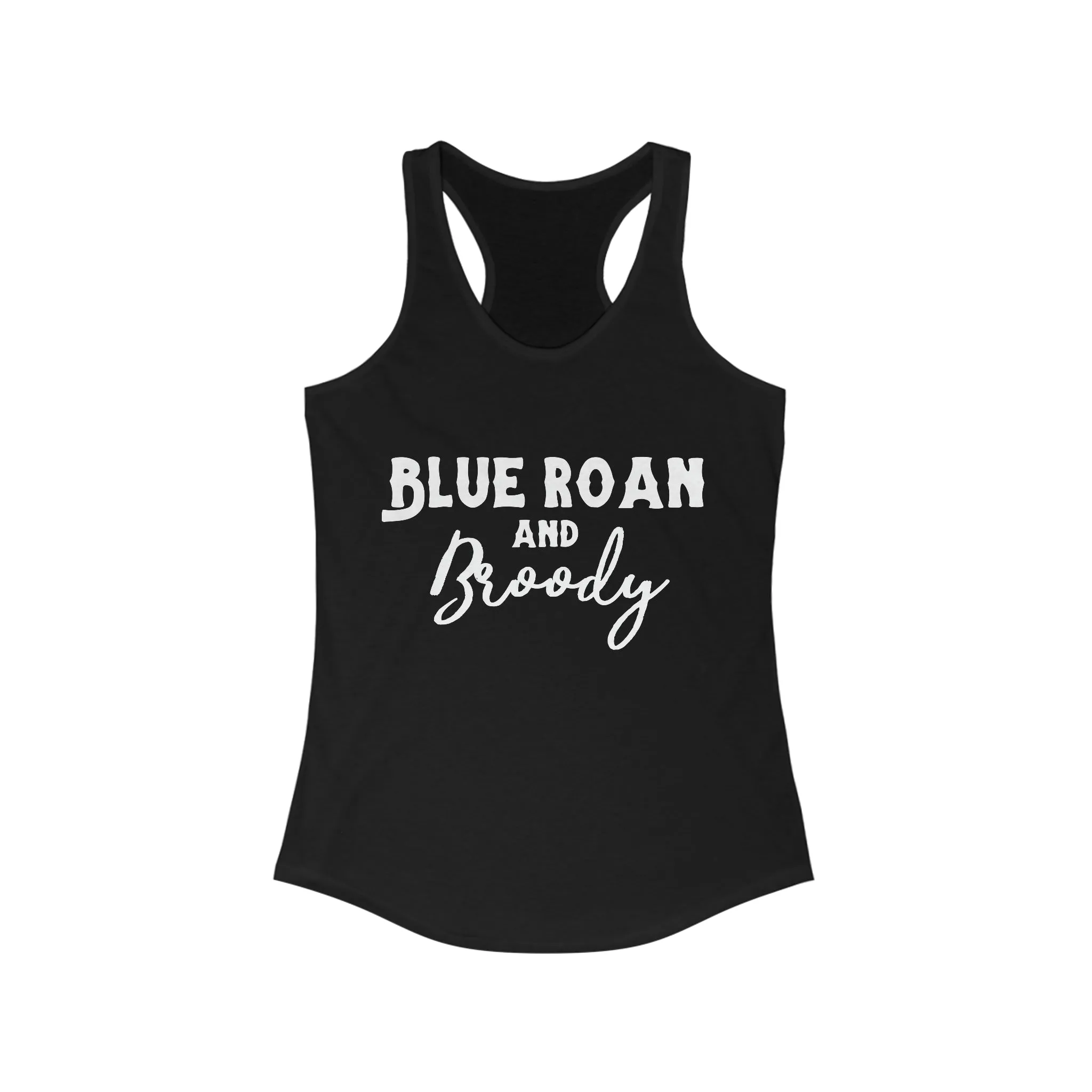 Blue Roan & Broody Racerback Tank