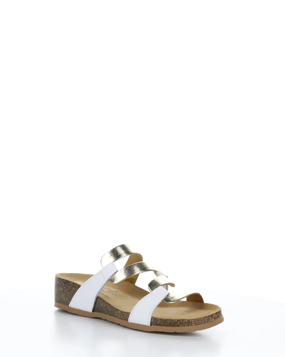 Bos & Co Luzzi Sandal | Zebra   Platinum