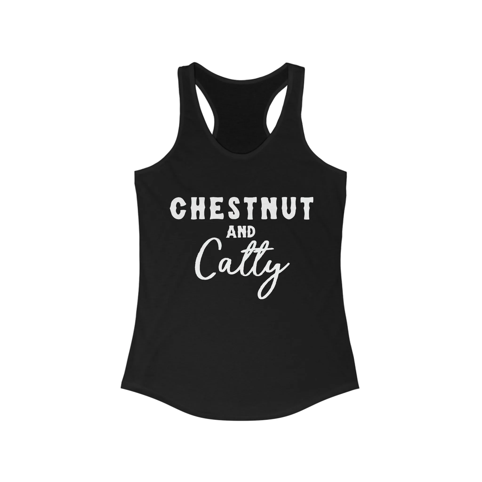 Chestnut & Catty Racerback Tank