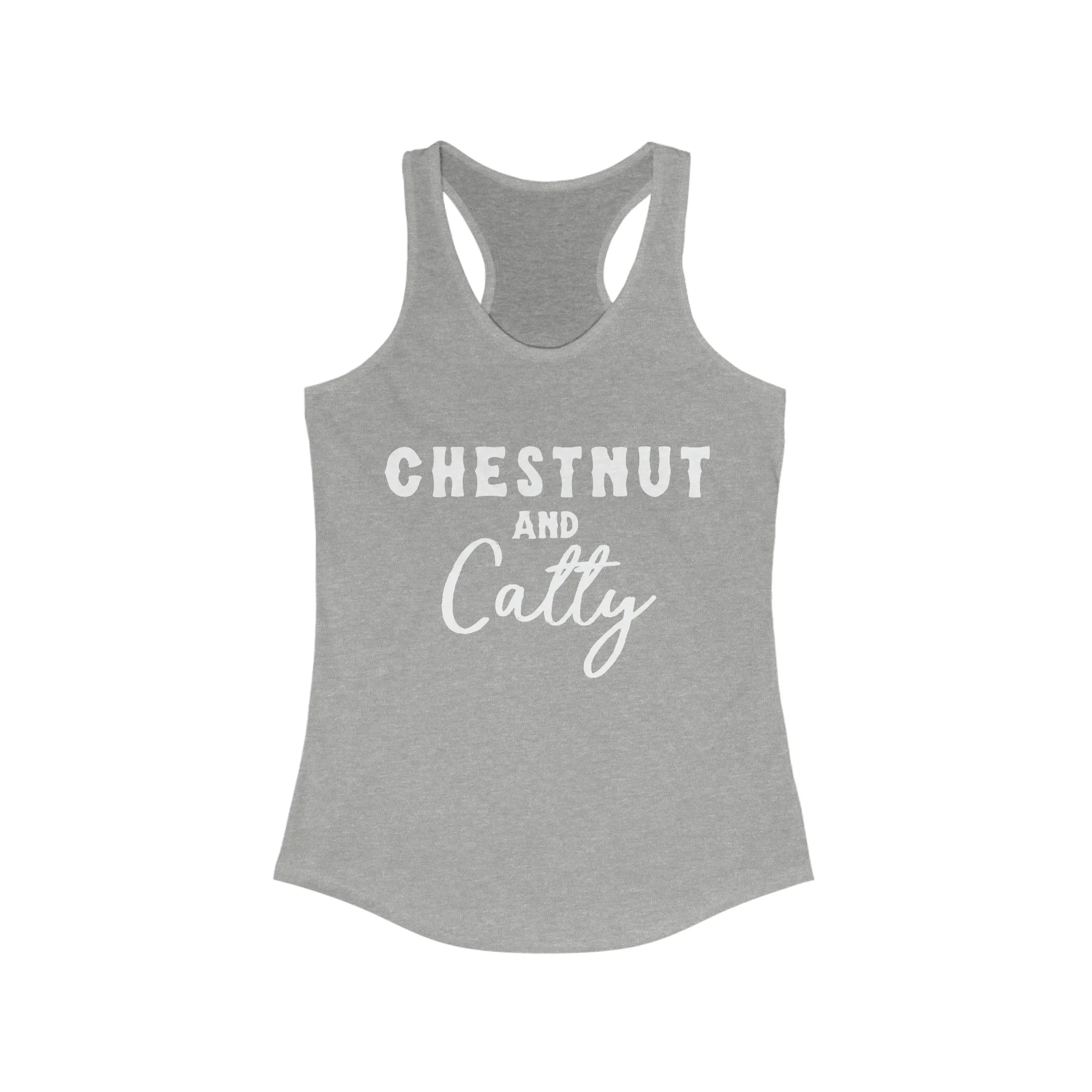 Chestnut & Catty Racerback Tank