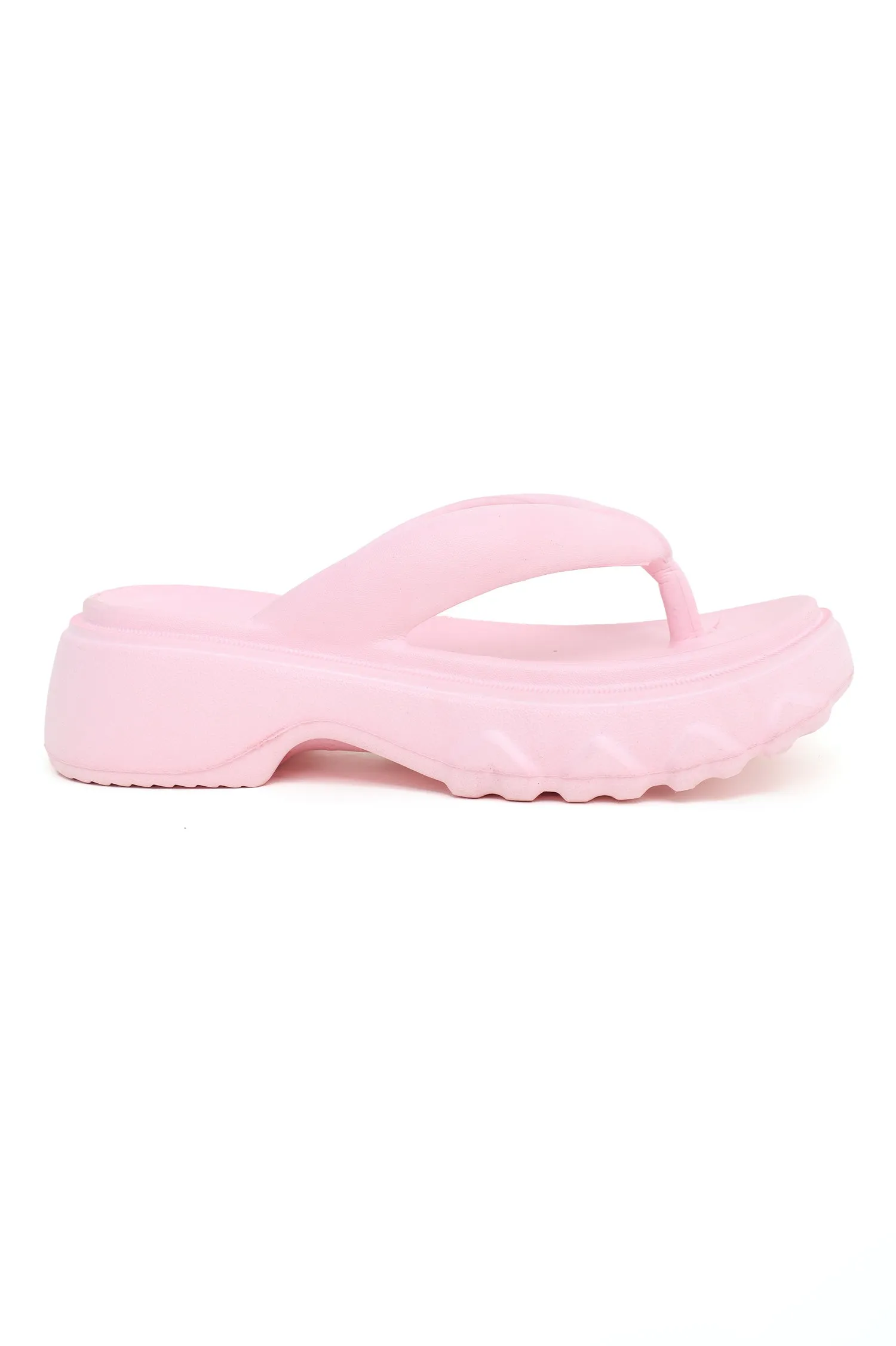 CHIC WOMEN SLIDES-PINK