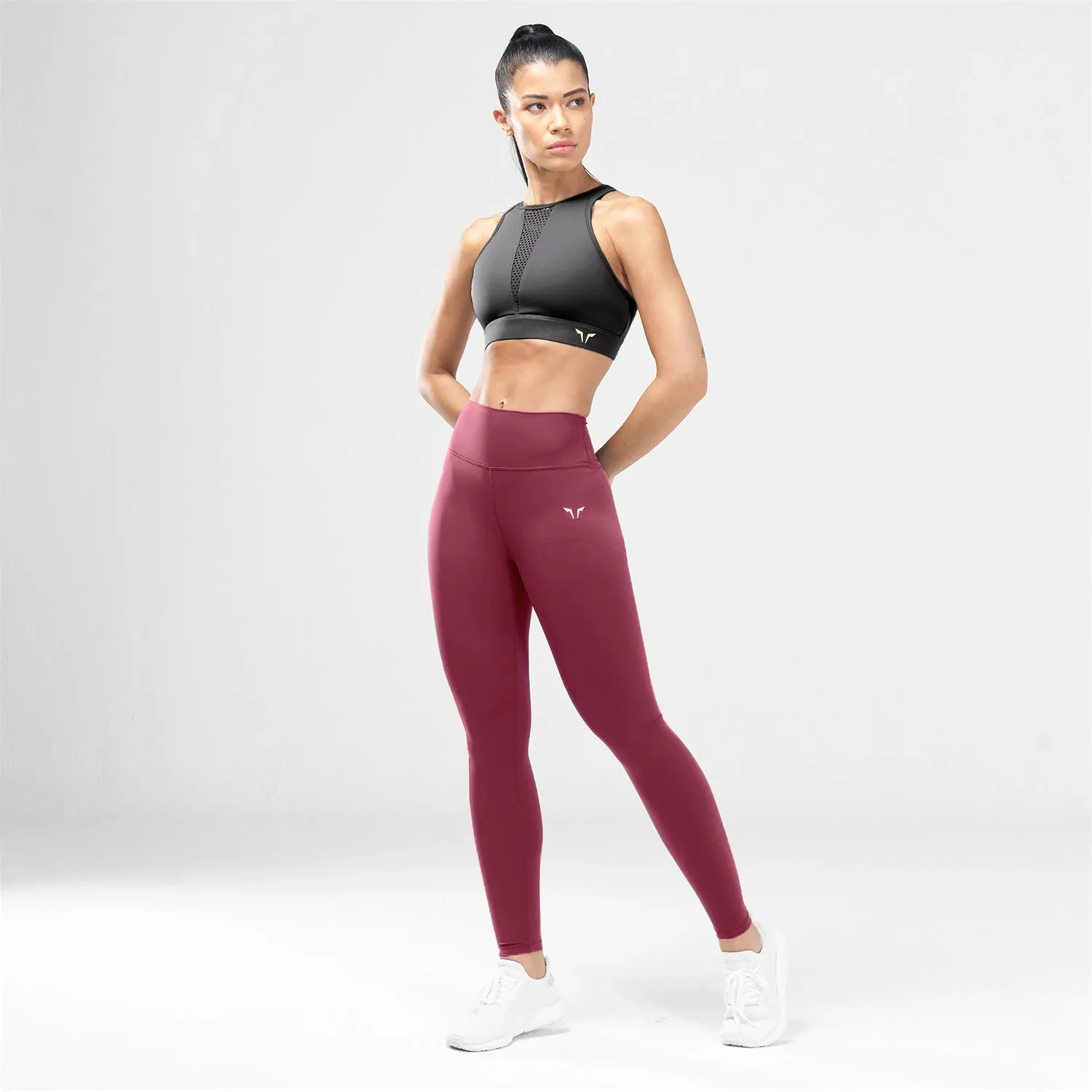 Code Run The City Leggings - Burgundy