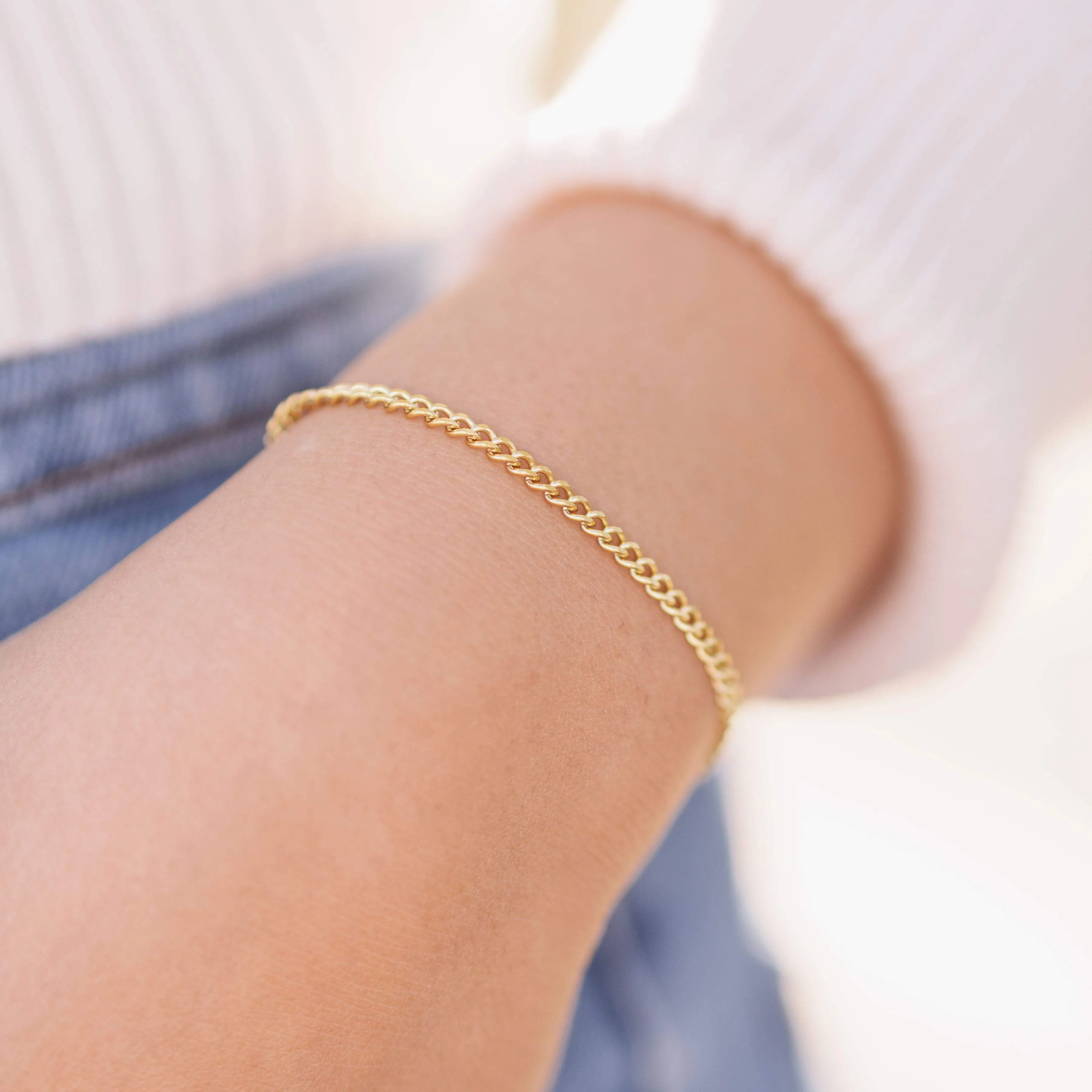 Curb Chain Bracelet | Women