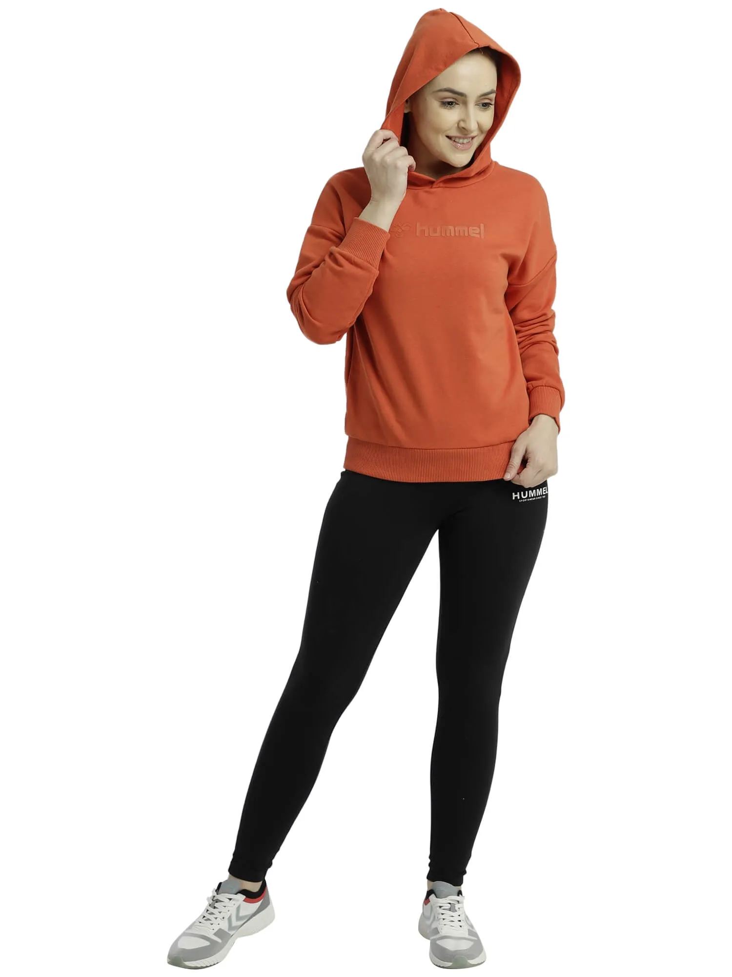 Dami Women Orange Hoodie