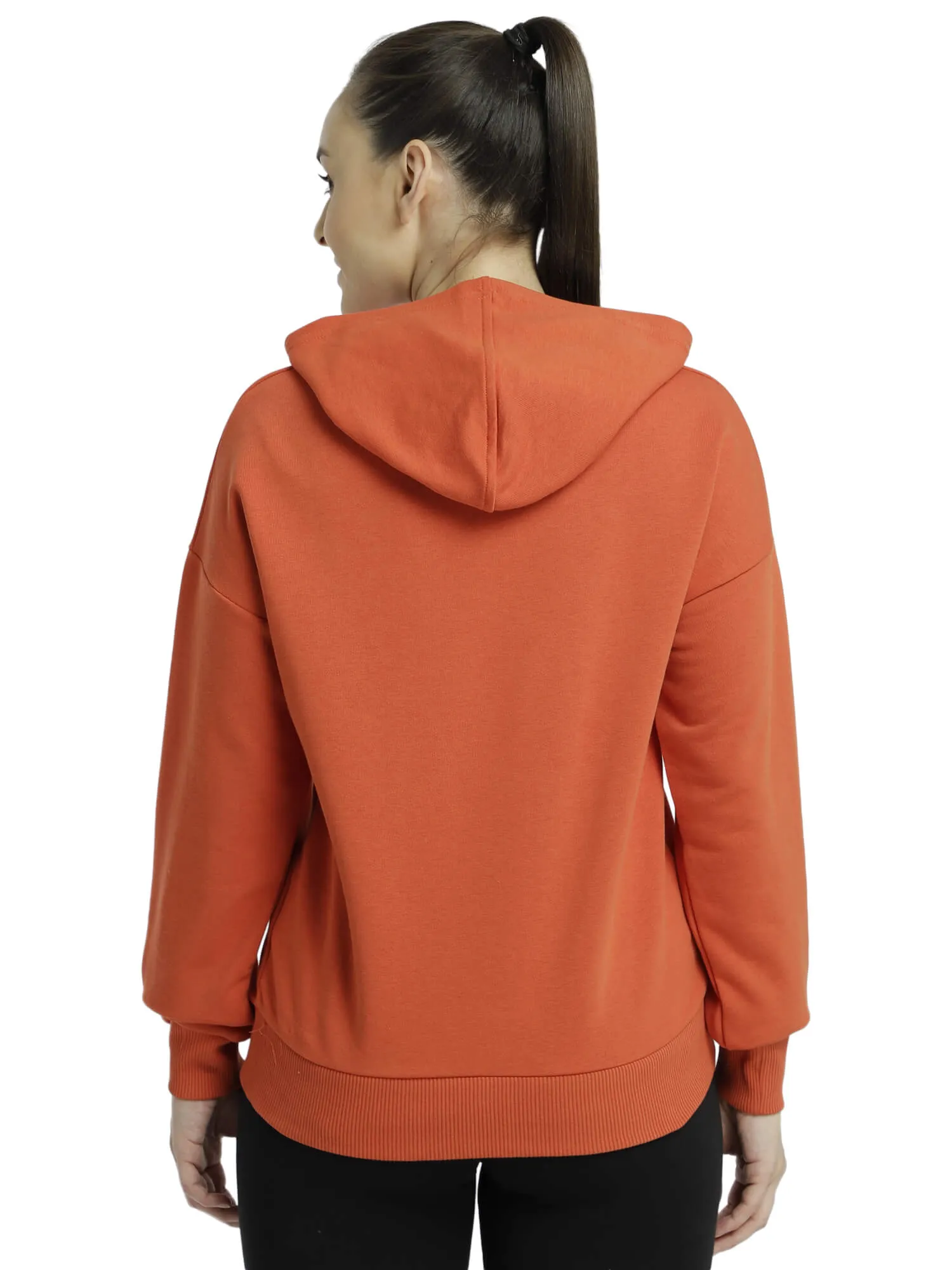 Dami Women Orange Hoodie