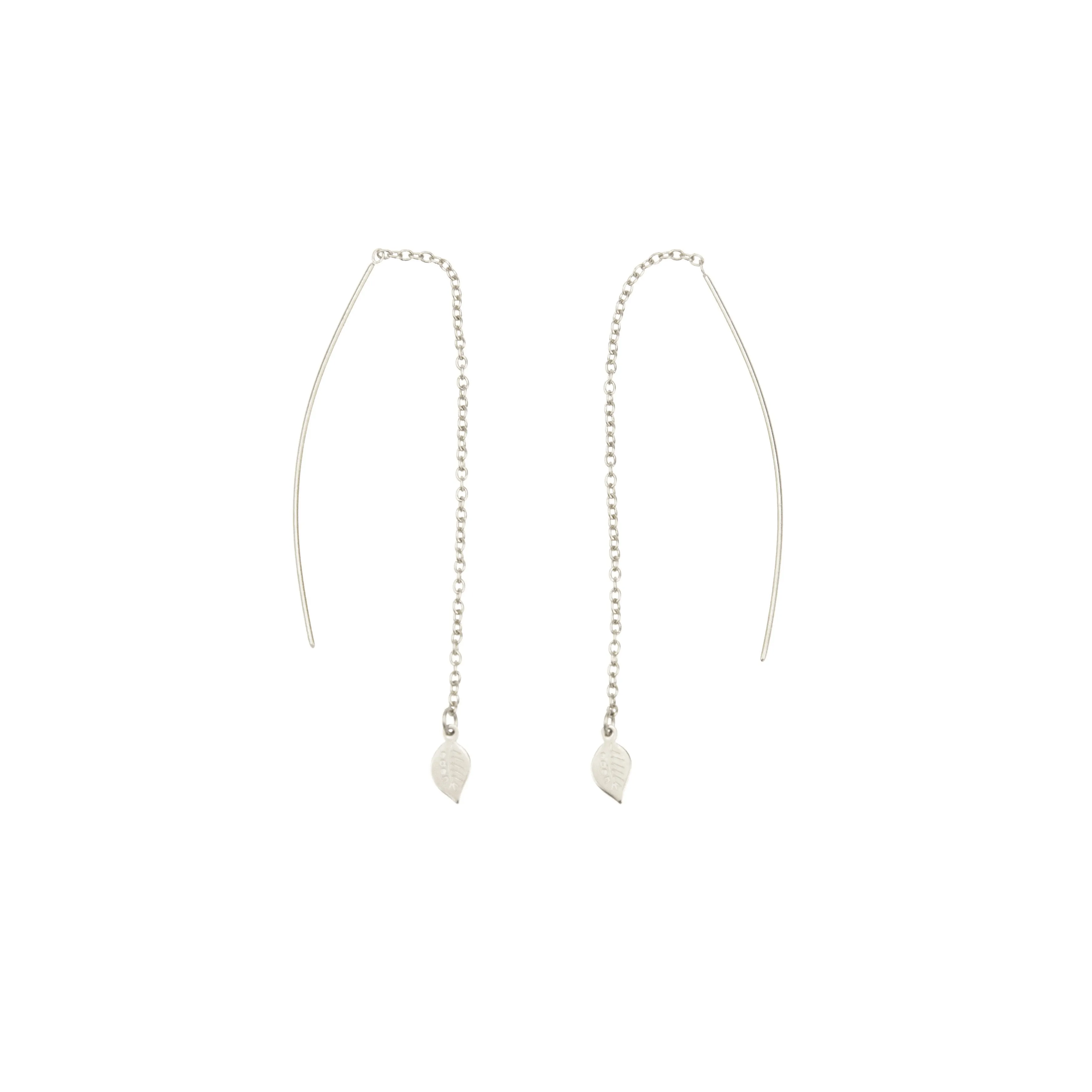 Eden Leaf Drop Earrings