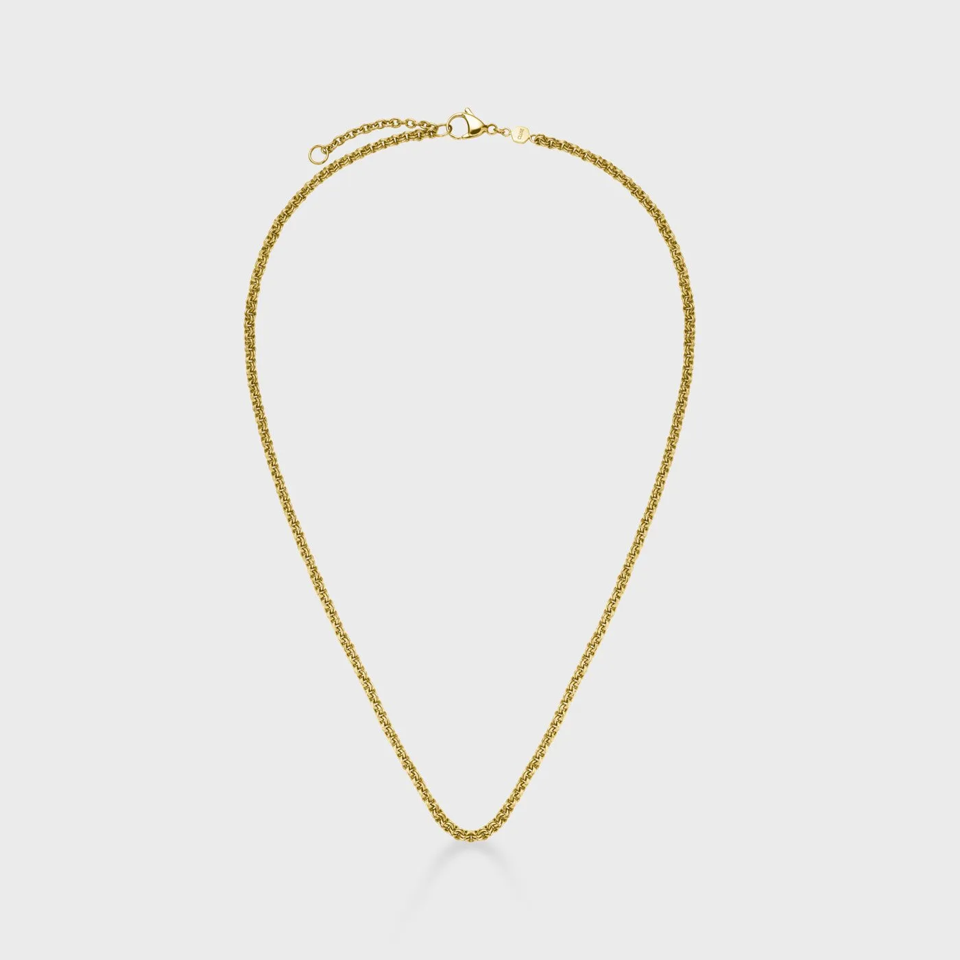 Essentielle Double Link Chain Necklace, Gold Colour