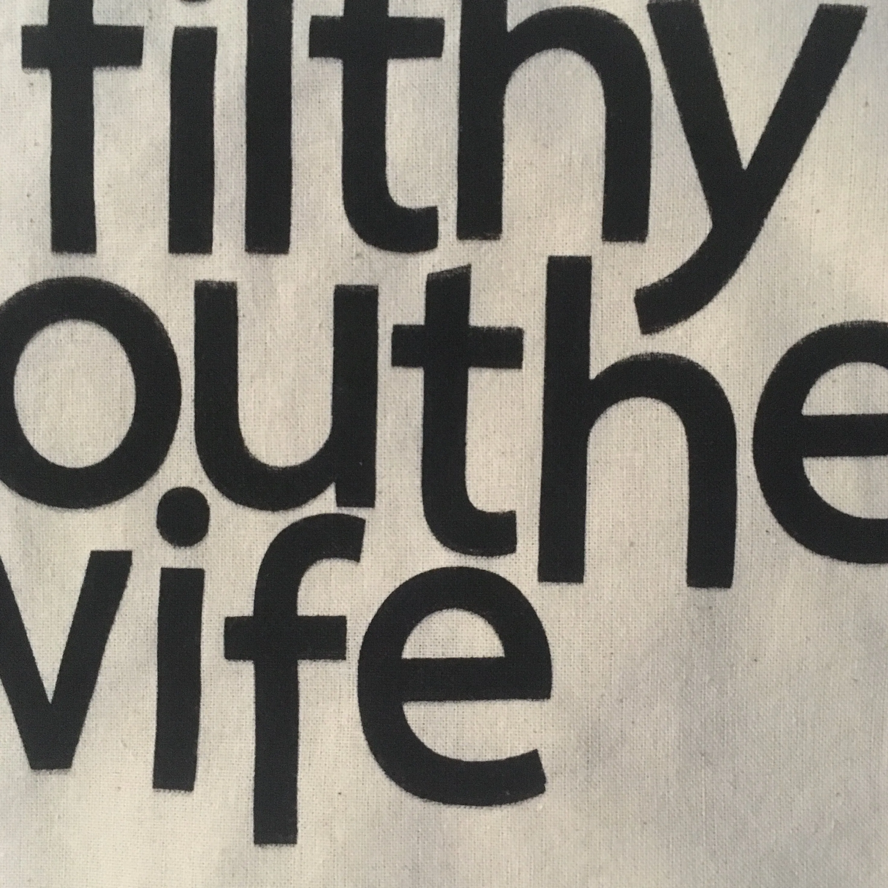 Filthy Mouthed Wife Tote Bag