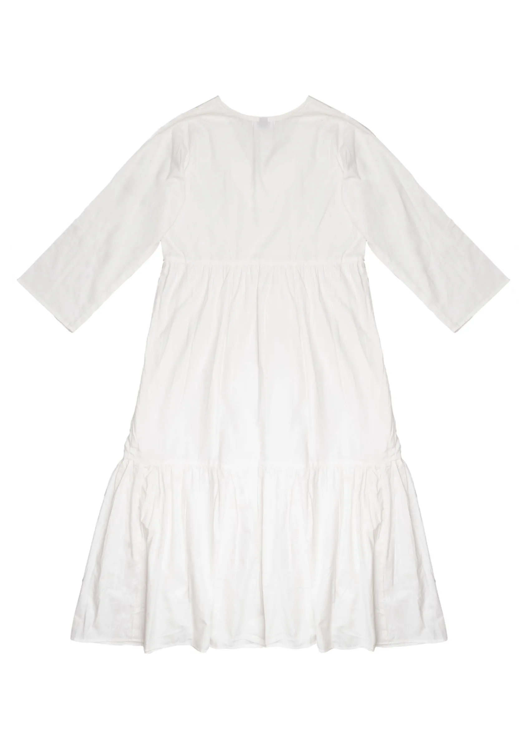 Ganges White Long Dress