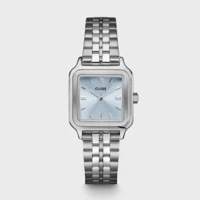 Gracieuse Petite Watch Steel, Light Blue, Silver Colour