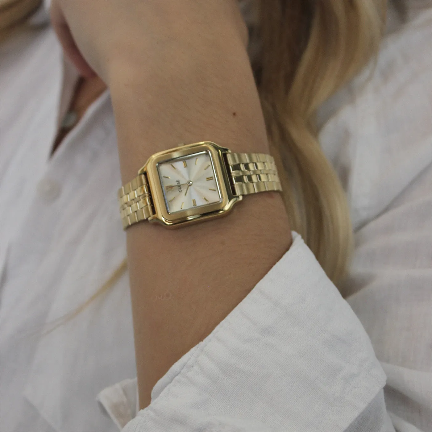 Gracieuse Watch Steel, Gold Colour