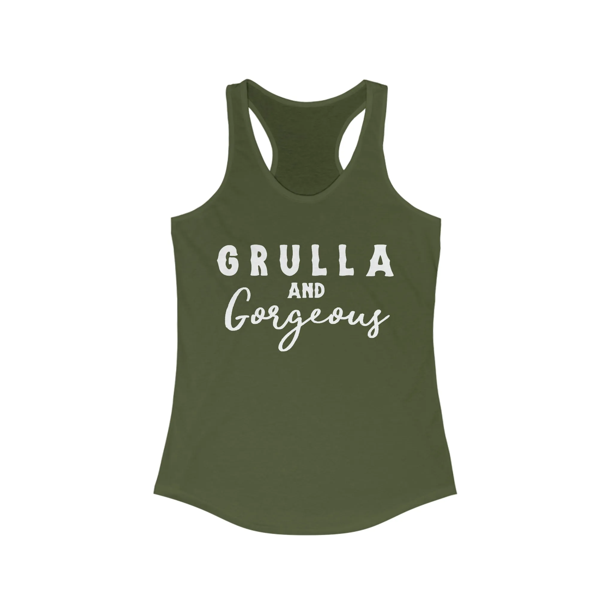 Grulla & Gorgeous Racerback Tank