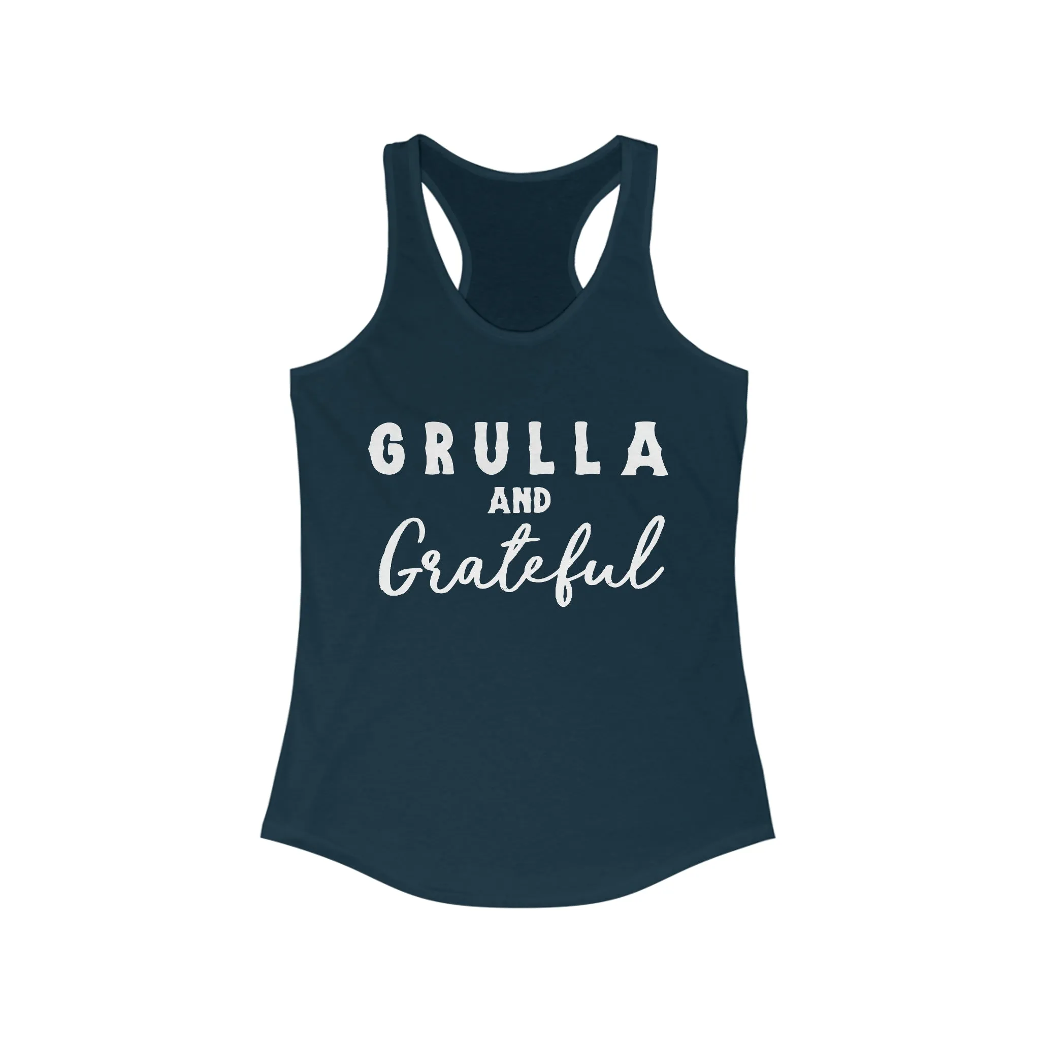 Grulla & Grateful Racerback Tank