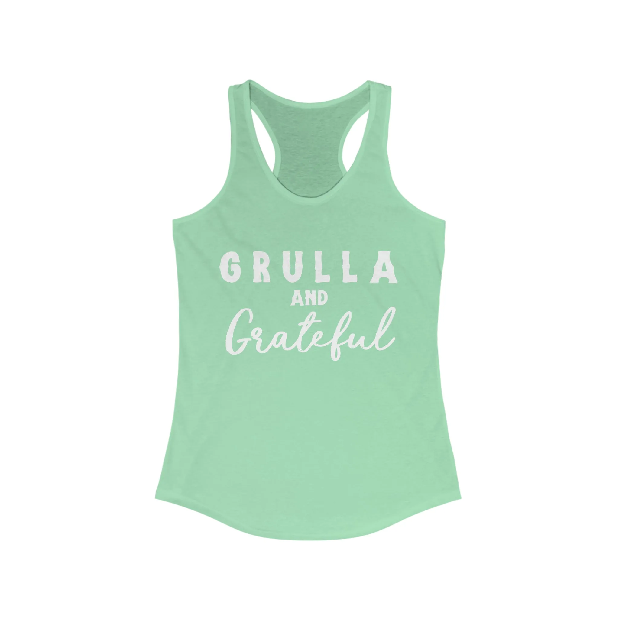 Grulla & Grateful Racerback Tank