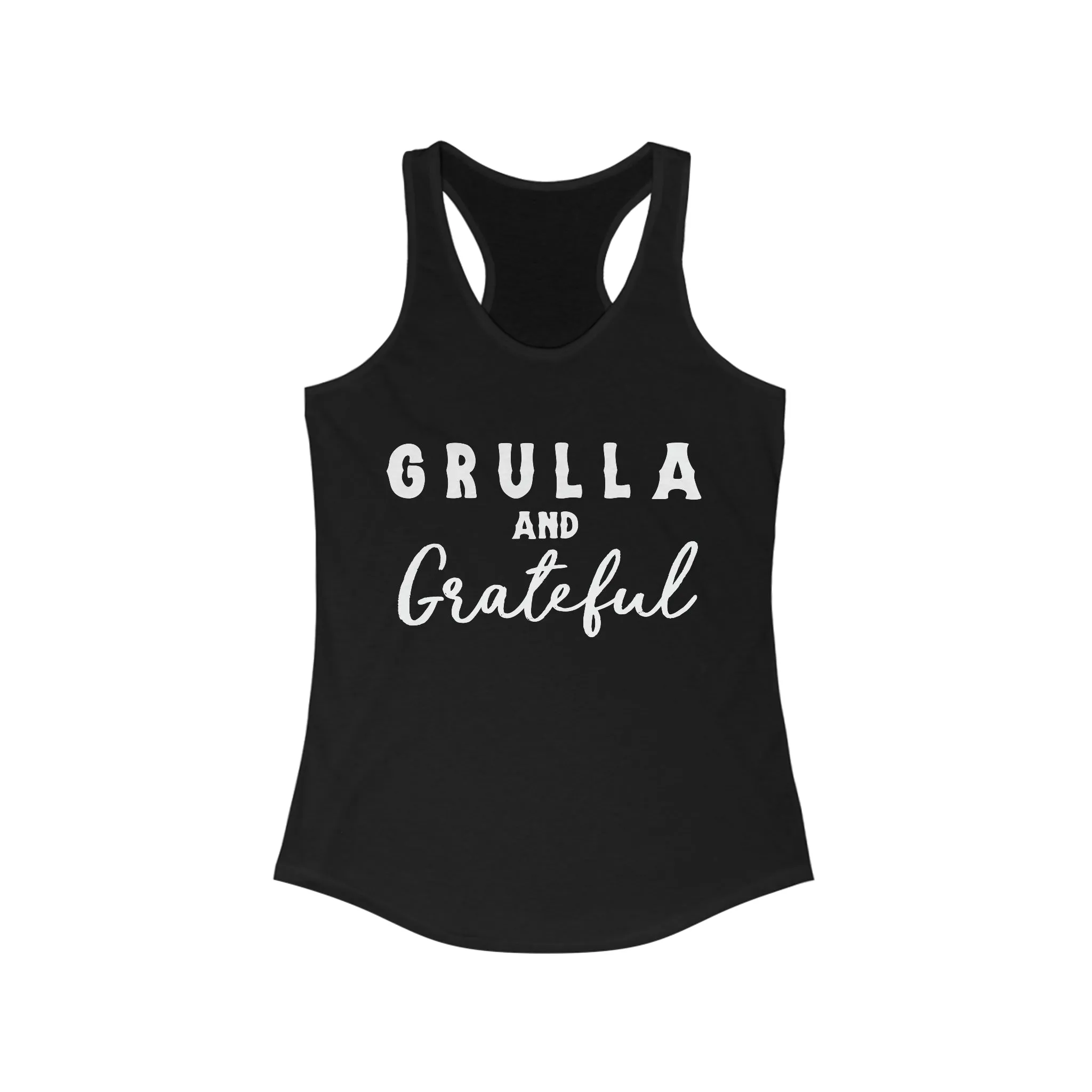 Grulla & Grateful Racerback Tank