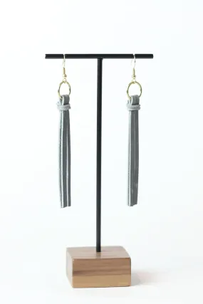 Leather Tassel Earrings