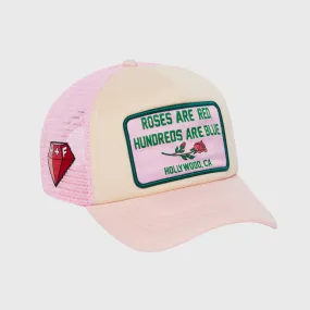 Poetry Trucker Hat Pink