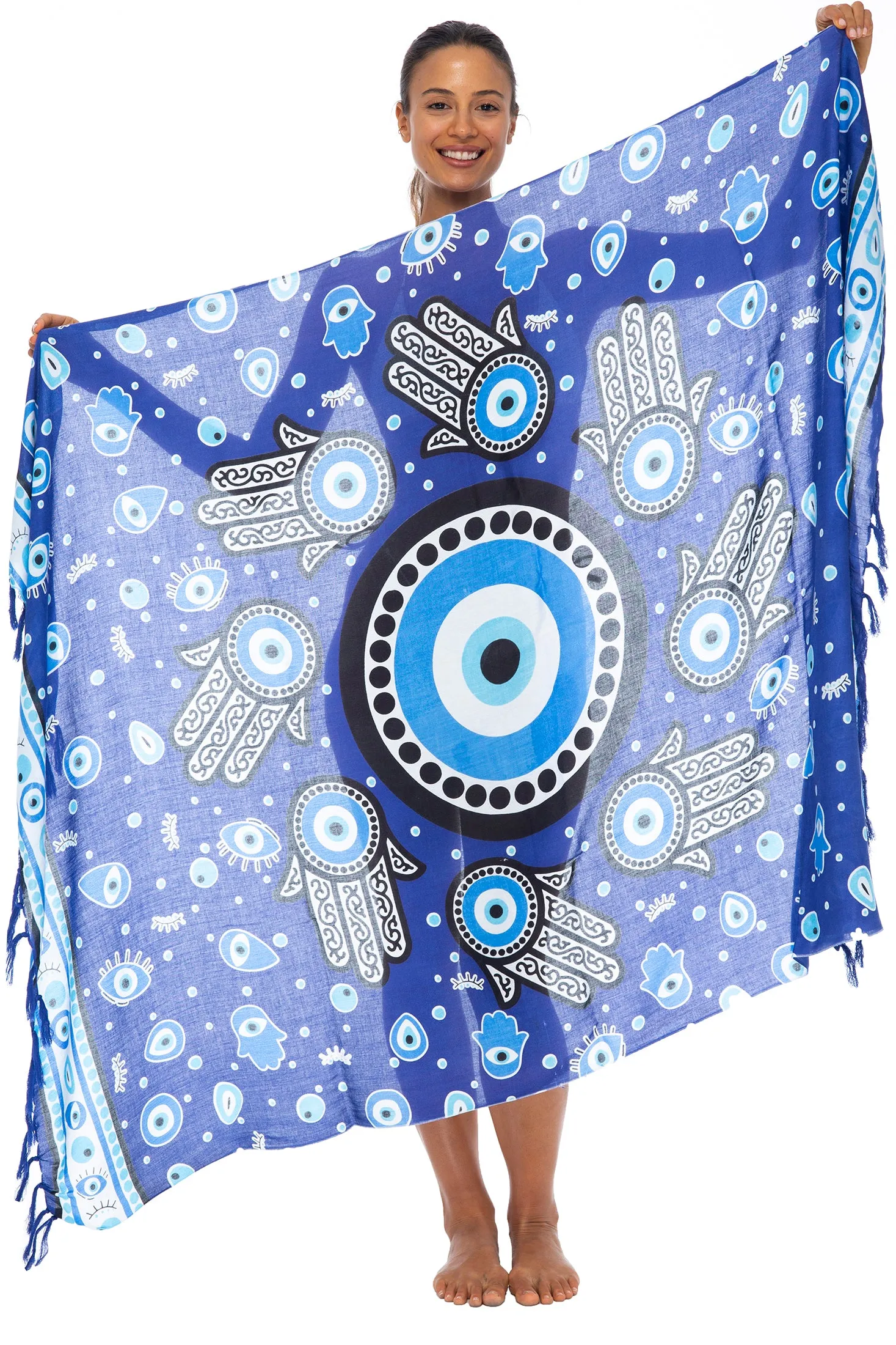 Print Sarong Cover Up Wrap Skirt