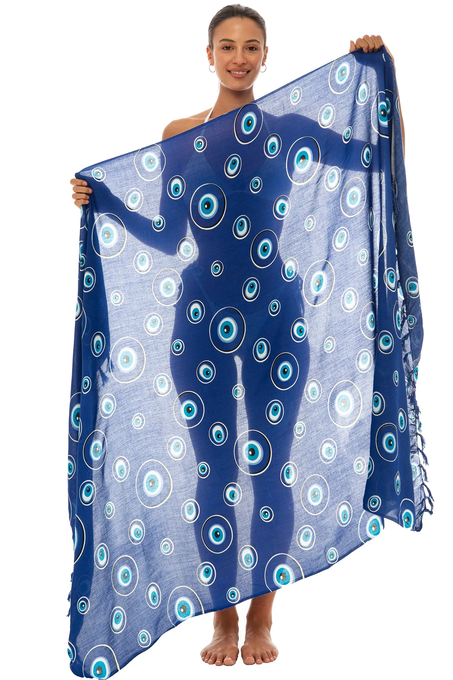 Print Sarong Cover Up Wrap Skirt