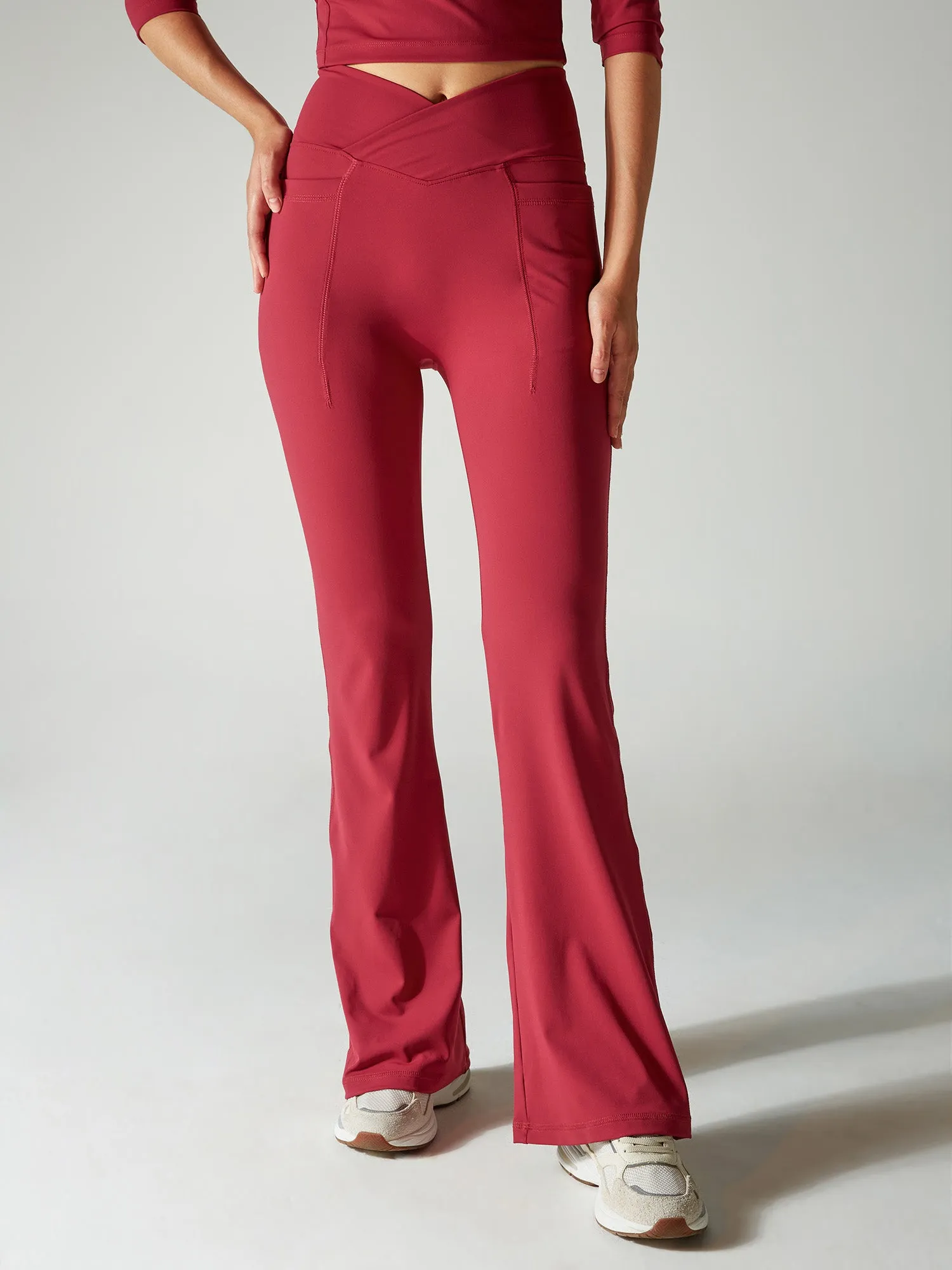 Sienna Red Tall Hourglass Leggings