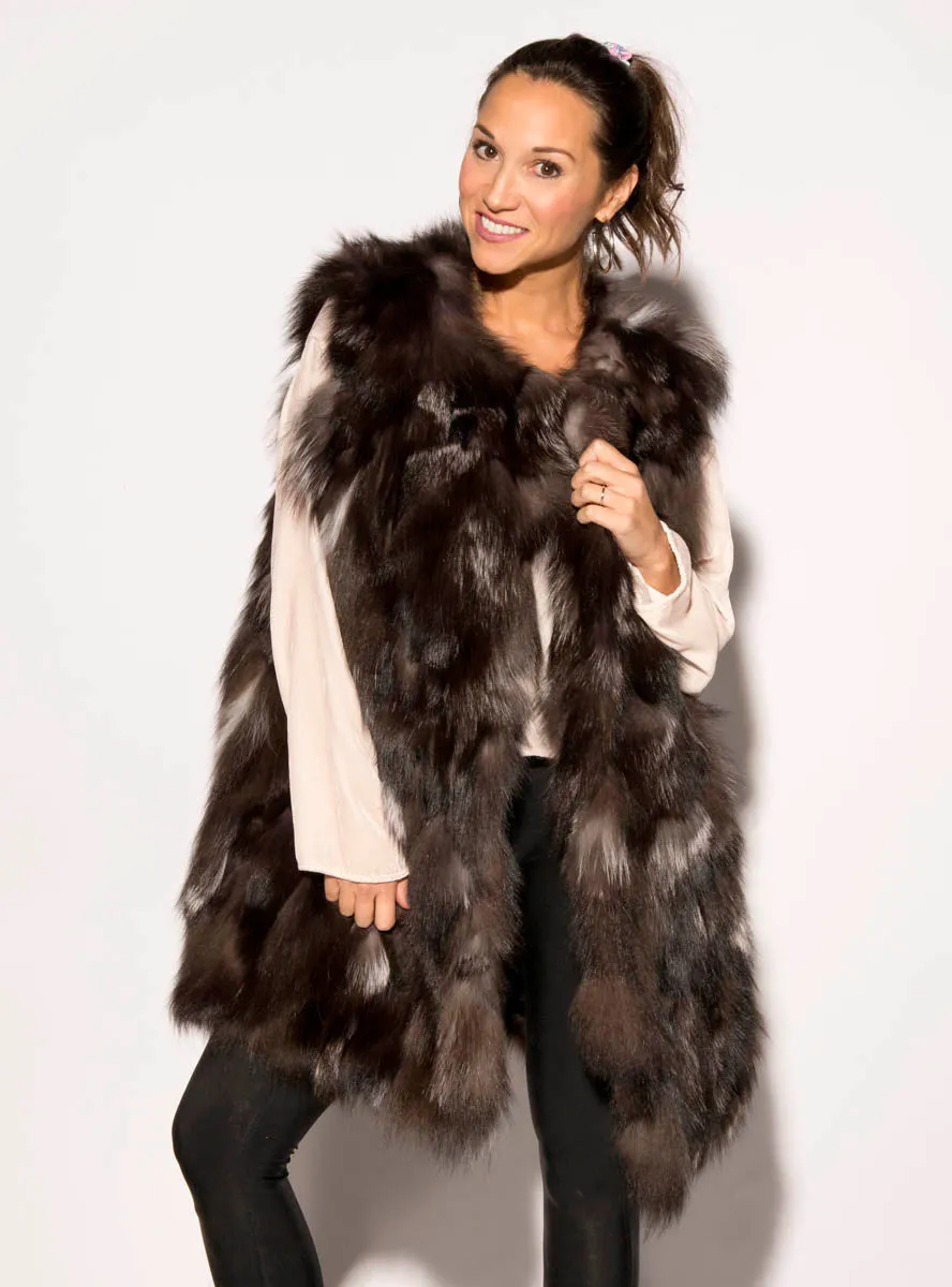 Silver Fox Fur Vest