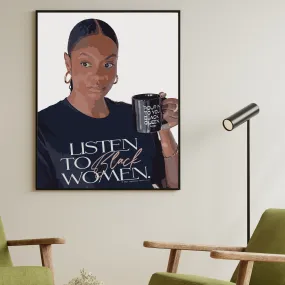 Sips Tea | Matte Art Print