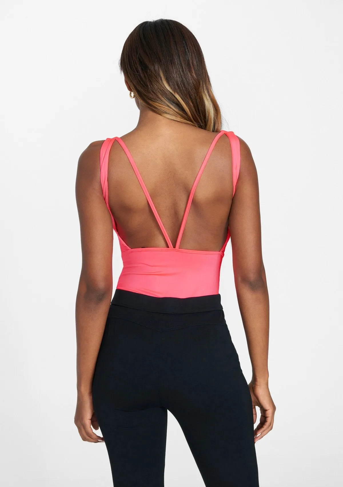 Tall Plunge Strappy Bodysuit