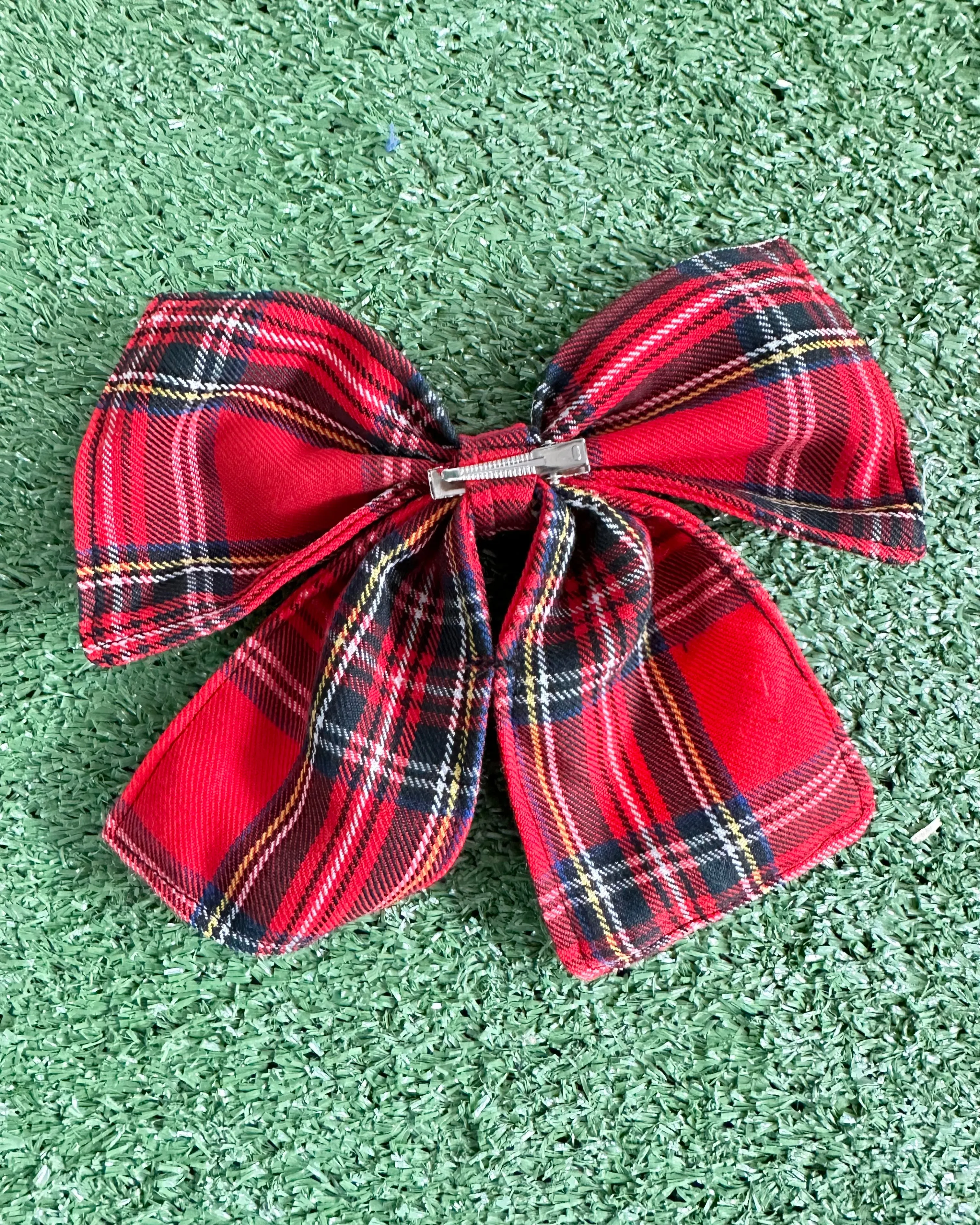 Tartan Hair Bow (Medium)