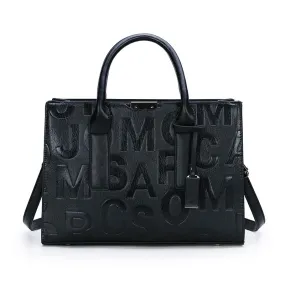 The Miranda Satchel Bag in Black