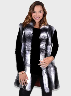 USA Made Chinchilla Fur Vest